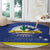 Curacao Round Carpet Pais Korsou Coat of Arms