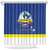 Curacao Shower Curtain Pais Korsou Coat of Arms