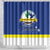 Curacao Shower Curtain Pais Korsou Coat of Arms