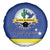 Curacao Spare Tire Cover Pais Korsou Coat of Arms