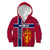 Norway Constitution Day Kid Hoodie Norge Folk Pattern Flag Style - Wonder Print Shop