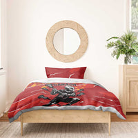 Canada Lacrosse Bedding Set National Summer Sport