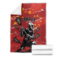 Canada Lacrosse Blanket National Summer Sport