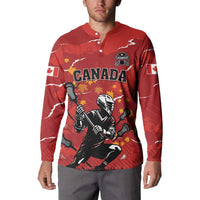 Custom Canada Lacrosse Button Sweatshirt National Summer Sport