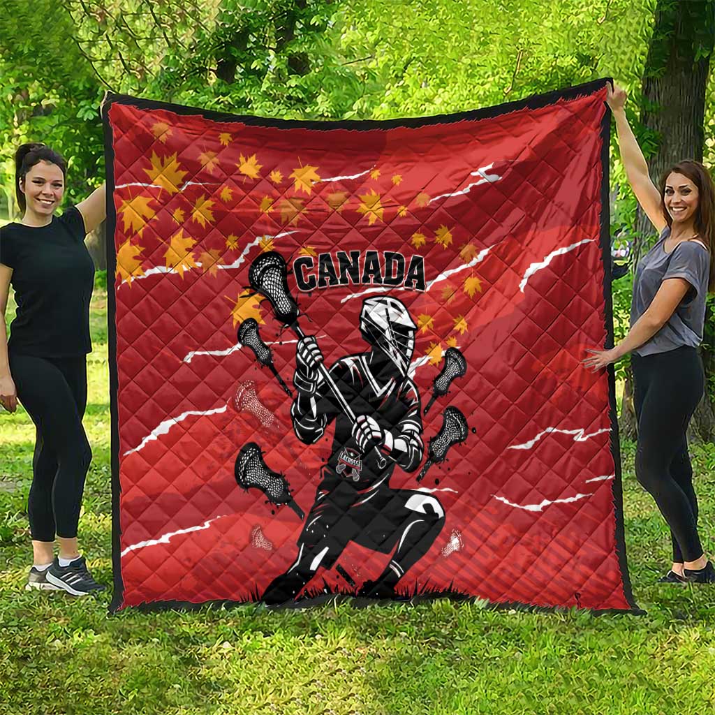 Canada Lacrosse Quilt National Summer Sport