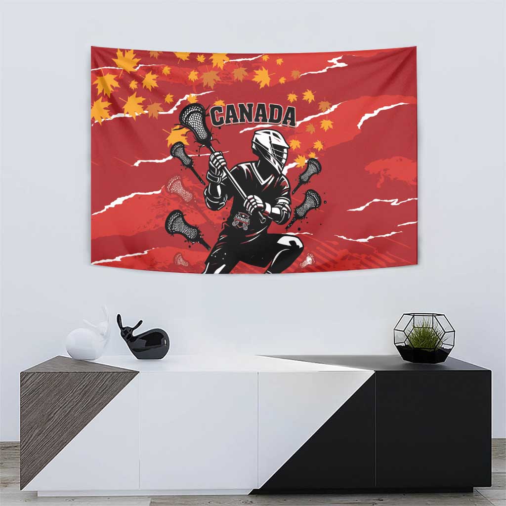 Canada Lacrosse Tapestry National Summer Sport