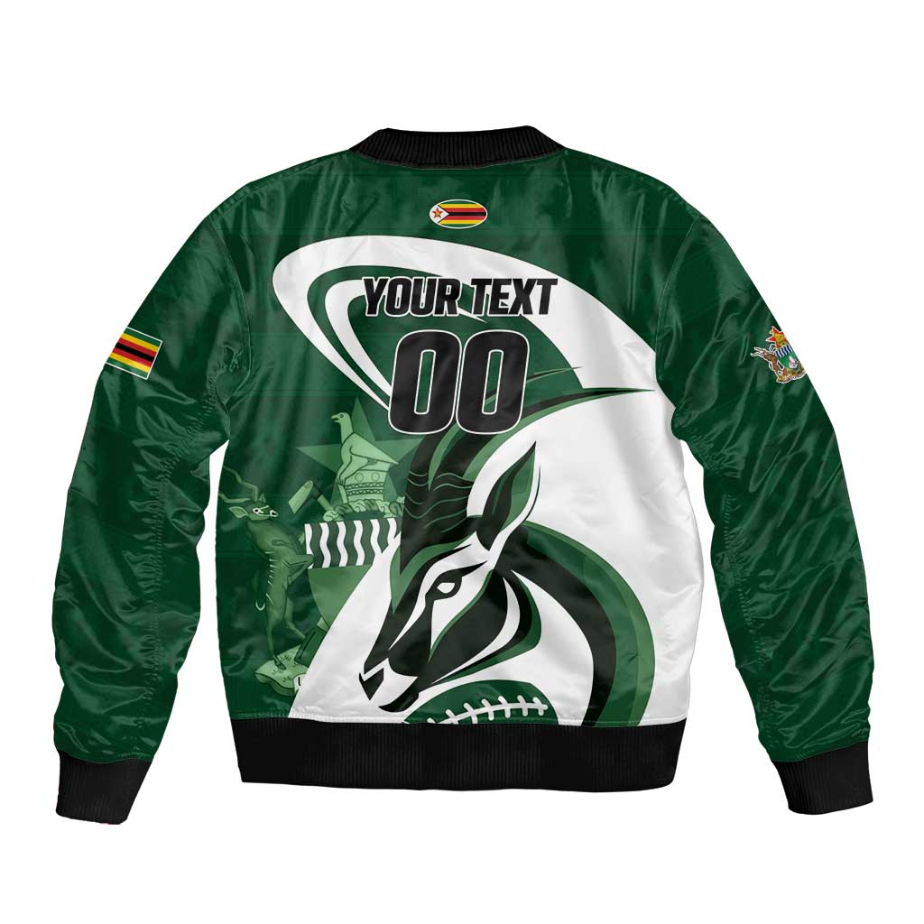 Custom Rugby Zimbabwe Bomber Jacket Sables Is The Champion - Wonder Print Shop