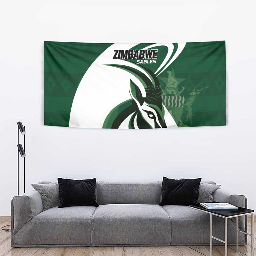 Rugby Zimbabwe Tapestry Sables Is The Champion - Wonder Print Shop