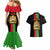 Malawi Couples Matching Mermaid Dress and Hawaiian Shirt With Coat Of Arms Flag Style - Wonder Print Shop