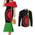 malawi-couples-matching-mermaid-dress-and-long-sleeve-button-shirts-with-coat-of-arms-flag-style