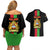 Malawi Couples Matching Off Shoulder Short Dress and Hawaiian Shirt With Coat Of Arms Flag Style - Wonder Print Shop