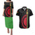 Malawi Couples Matching Puletasi Dress and Hawaiian Shirt With Coat Of Arms Flag Style - Wonder Print Shop