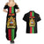 Malawi Couples Matching Summer Maxi Dress and Hawaiian Shirt With Coat Of Arms Flag Style - Wonder Print Shop