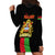 Malawi Hoodie Dress With Coat Of Arms Flag Style - Wonder Print Shop