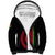 Malawi Sherpa Hoodie With Coat Of Arms Flag Style - Wonder Print Shop