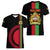 Malawi Women V Neck T Shirt With Coat Of Arms Flag Style - Wonder Print Shop