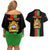 Personalised Malawi Couples Matching Off Shoulder Short Dress and Hawaiian Shirt With Coat Of Arms Flag Style - Wonder Print Shop