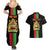 Personalised Malawi Couples Matching Summer Maxi Dress and Hawaiian Shirt With Coat Of Arms Flag Style - Wonder Print Shop