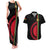 Personalised Malawi Couples Matching Tank Maxi Dress and Hawaiian Shirt With Coat Of Arms Flag Style - Wonder Print Shop