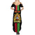 Personalised Malawi Summer Maxi Dress With Coat Of Arms Flag Style - Wonder Print Shop