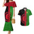 Malawi Couples Matching Mermaid Dress and Hawaiian Shirt With Coat Of Arms Mix African Pattern - Wonder Print Shop