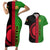 Malawi Couples Matching Short Sleeve Bodycon Dress and Hawaiian Shirt With Coat Of Arms Mix African Pattern - Wonder Print Shop