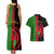 Malawi Couples Matching Tank Maxi Dress and Hawaiian Shirt With Coat Of Arms Mix African Pattern - Wonder Print Shop