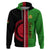 Malawi Hoodie With Coat Of Arms Mix African Pattern - Wonder Print Shop