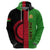 Malawi Hoodie With Coat Of Arms Mix African Pattern - Wonder Print Shop