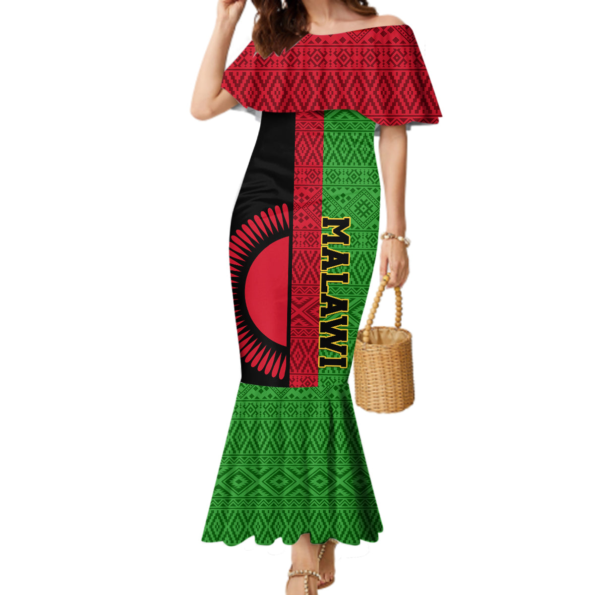 malawi-mermaid-dress-with-coat-of-arms-mix-african-pattern