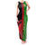 Malawi Tank Maxi Dress With Coat Of Arms Mix African Pattern - Wonder Print Shop