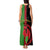 Malawi Tank Maxi Dress With Coat Of Arms Mix African Pattern - Wonder Print Shop