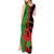 Malawi Tank Maxi Dress With Coat Of Arms Mix African Pattern - Wonder Print Shop