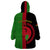 Malawi Wearable Blanket Hoodie With Coat Of Arms Mix African Pattern - Wonder Print Shop