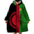 Malawi Wearable Blanket Hoodie With Coat Of Arms Mix African Pattern - Wonder Print Shop