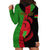 Personalised Malawi Hoodie Dress With Coat Of Arms Mix African Pattern - Wonder Print Shop