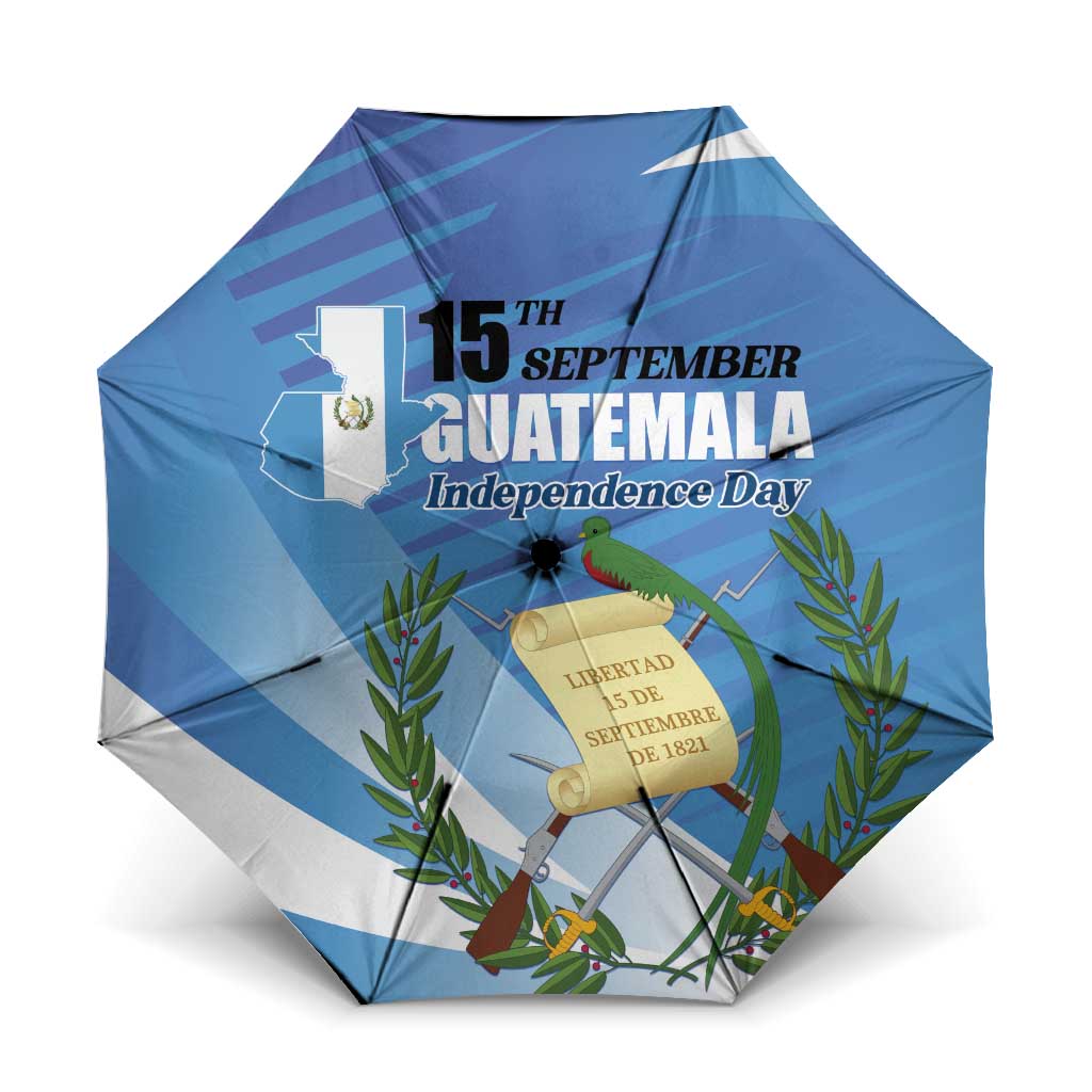 Guatemala Independence Day 1821 Umbrella Libre crezca fecundo - Wonder Print Shop