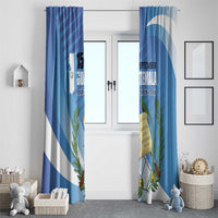 Guatemala Independence Day 1821 Window Curtain Libre crezca fecundo - Wonder Print Shop