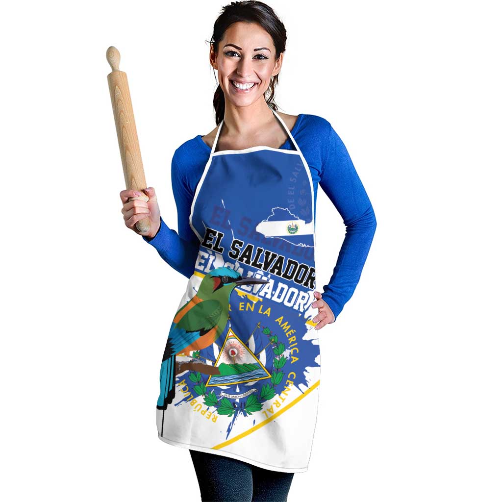 El Salvador Independence Day 1821 Apron - Wonder Print Shop