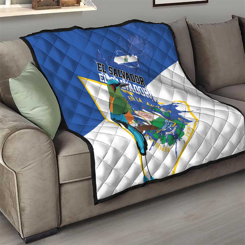 El Salvador Independence Day 1821 Quilt - Wonder Print Shop
