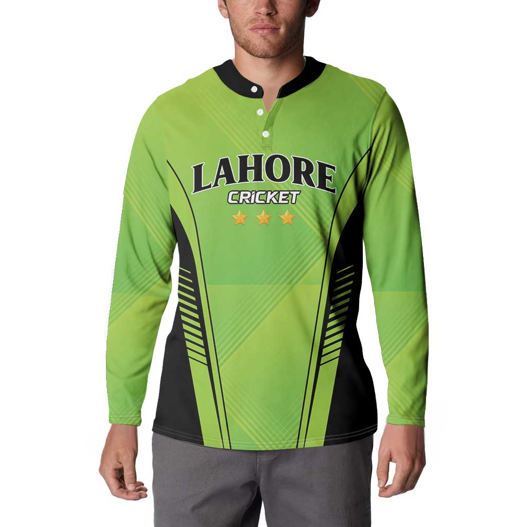 Custom Lahore Cricket Qalandars Button Sweatshirt Dama Dam Mast Qalandar - Wonder Print Shop