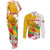 Myanmar Independence Day Couples Matching Tank Maxi Dress and Long Sleeve Button Shirt Brahmadesh Kanote Pattern - Wonder Print Shop