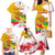 Myanmar Independence Day Family Matching Mermaid Dress and Hawaiian Shirt Brahmadesh Kanote Pattern - Wonder Print Shop