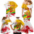 Myanmar Independence Day Family Matching Mermaid Dress and Hawaiian Shirt Brahmadesh Kanote Pattern - Wonder Print Shop