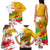 Myanmar Independence Day Family Matching Tank Maxi Dress and Hawaiian Shirt Brahmadesh Kanote Pattern - Wonder Print Shop