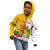 Myanmar Independence Day Kid Hoodie Brahmadesh Kanote Pattern - Wonder Print Shop