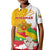 Myanmar Independence Day Kid Polo Shirt Brahmadesh Kanote Pattern - Wonder Print Shop