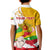 Myanmar Independence Day Kid Polo Shirt Brahmadesh Kanote Pattern - Wonder Print Shop