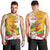 Myanmar Independence Day Men Tank Top Brahmadesh Kanote Pattern - Wonder Print Shop