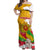 Myanmar Independence Day Off Shoulder Maxi Dress Brahmadesh Kanote Pattern - Wonder Print Shop